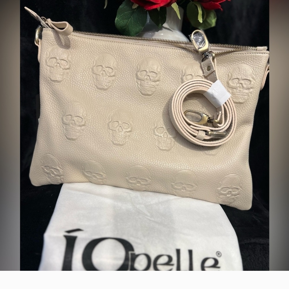 IOpelle Italia Skulls Pouchette Bag